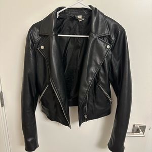 Faux Leather Jacket